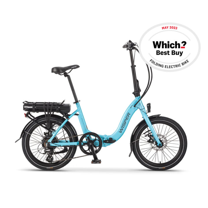 Wisper 806 Folding Electric Bike - Blue