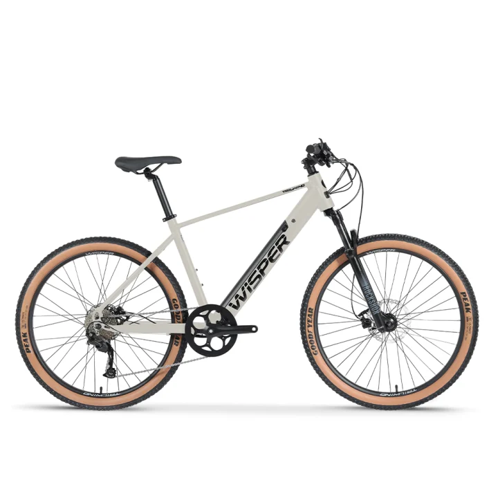 Tailwind Trail Crossbar White 375Wh - Wisper Bikes