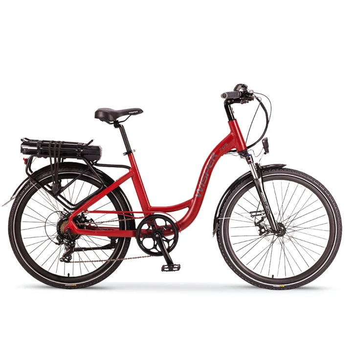 Wisper 705 26” Step-Through EBike Red