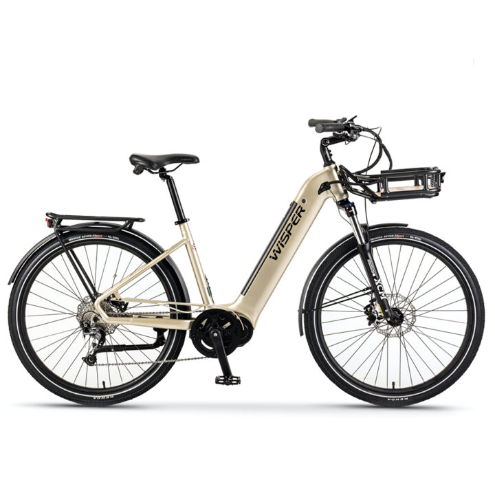 Wayfarer M7 Mid-Drive Step-Through City Performance Pack with Front Rack - Wisper eBikes