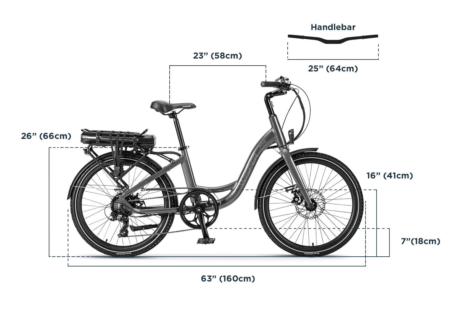 Wisper discount folding bike