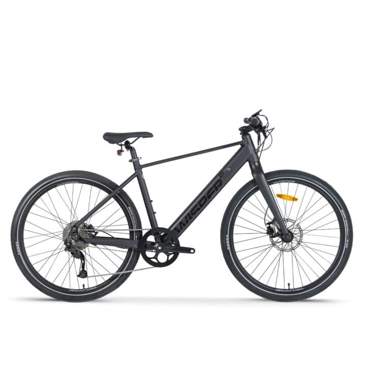 Tailwind City Crossbar E-Bike - Black, 360Wh