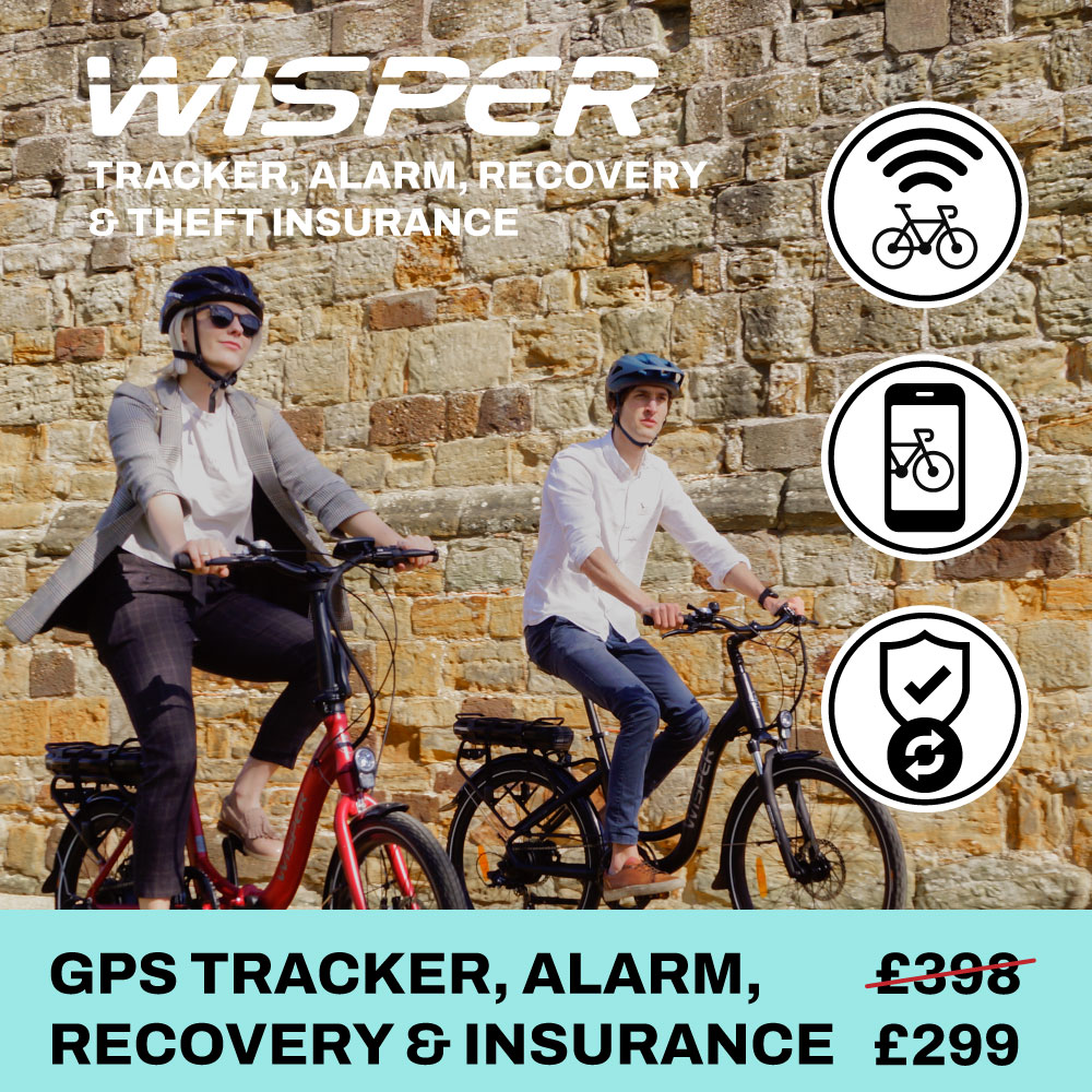 EBIKE GPS Tracker, alarm app, bike recovery and theft insurance