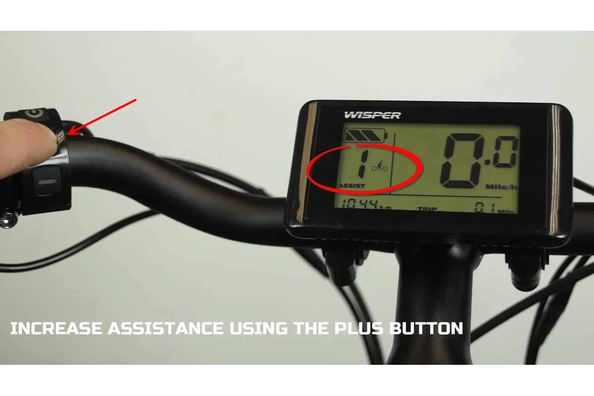 Wisper Torque LCD - Increase Assistance