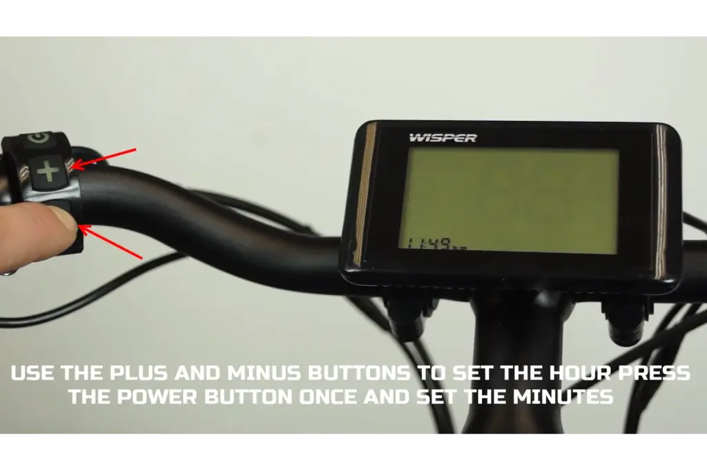 Wisper Torque LCD - Set the Time