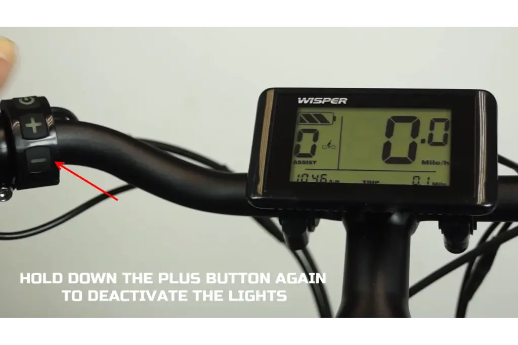 Wisper Torque LCD - Turn Off Lights