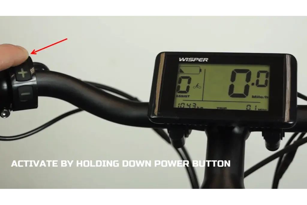 Wisper Torque LCD - Turn On